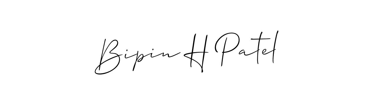 Similarly Allison_Script is the best handwritten signature design. Signature creator online .You can use it as an online autograph creator for name Bipin H Patel. Bipin H Patel signature style 2 images and pictures png