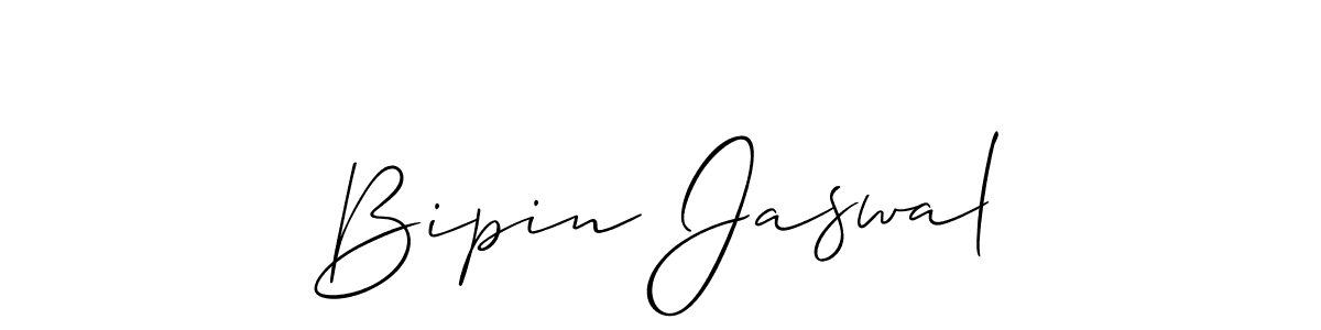 It looks lik you need a new signature style for name Bipin Jaswal. Design unique handwritten (Allison_Script) signature with our free signature maker in just a few clicks. Bipin Jaswal signature style 2 images and pictures png