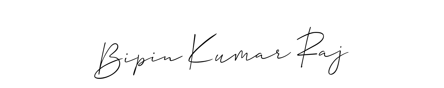 Also we have Bipin Kumar Raj name is the best signature style. Create professional handwritten signature collection using Allison_Script autograph style. Bipin Kumar Raj signature style 2 images and pictures png