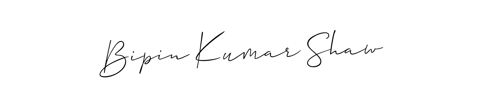 Also we have Bipin Kumar Shaw name is the best signature style. Create professional handwritten signature collection using Allison_Script autograph style. Bipin Kumar Shaw signature style 2 images and pictures png