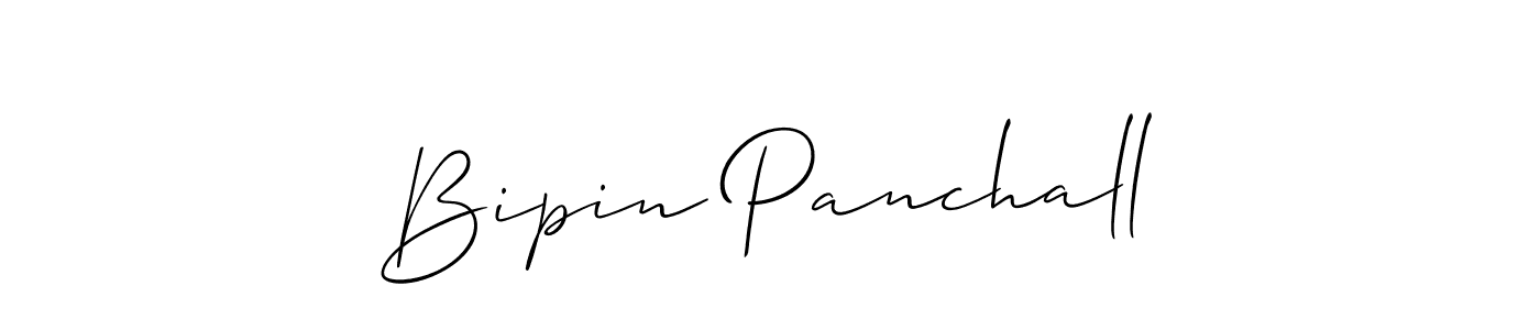 Allison_Script is a professional signature style that is perfect for those who want to add a touch of class to their signature. It is also a great choice for those who want to make their signature more unique. Get Bipin Panchall name to fancy signature for free. Bipin Panchall signature style 2 images and pictures png