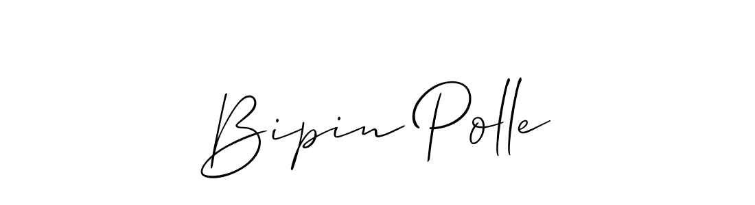 You should practise on your own different ways (Allison_Script) to write your name (Bipin Polle) in signature. don't let someone else do it for you. Bipin Polle signature style 2 images and pictures png