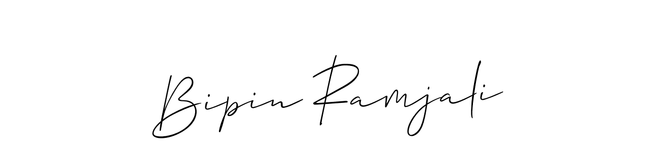 Also You can easily find your signature by using the search form. We will create Bipin Ramjali name handwritten signature images for you free of cost using Allison_Script sign style. Bipin Ramjali signature style 2 images and pictures png