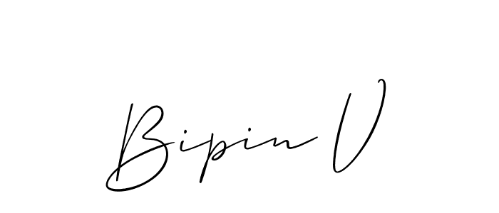 This is the best signature style for the Bipin V name. Also you like these signature font (Allison_Script). Mix name signature. Bipin V signature style 2 images and pictures png