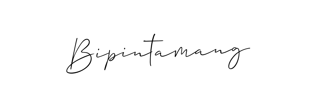 Design your own signature with our free online signature maker. With this signature software, you can create a handwritten (Allison_Script) signature for name Bipintamang. Bipintamang signature style 2 images and pictures png