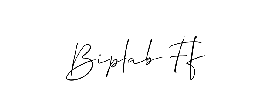 Also You can easily find your signature by using the search form. We will create Biplab Ff name handwritten signature images for you free of cost using Allison_Script sign style. Biplab Ff signature style 2 images and pictures png