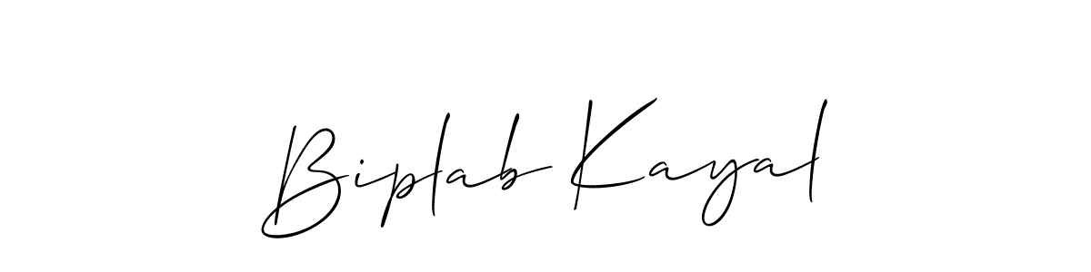 Once you've used our free online signature maker to create your best signature Allison_Script style, it's time to enjoy all of the benefits that Biplab Kayal name signing documents. Biplab Kayal signature style 2 images and pictures png