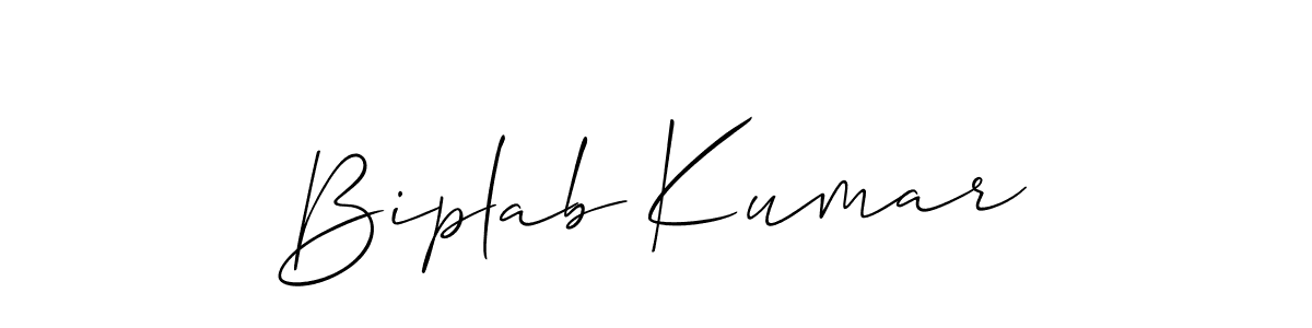 Biplab Kumar stylish signature style. Best Handwritten Sign (Allison_Script) for my name. Handwritten Signature Collection Ideas for my name Biplab Kumar. Biplab Kumar signature style 2 images and pictures png