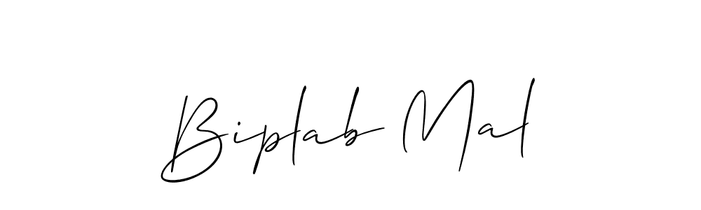 How to make Biplab Mal signature? Allison_Script is a professional autograph style. Create handwritten signature for Biplab Mal name. Biplab Mal signature style 2 images and pictures png