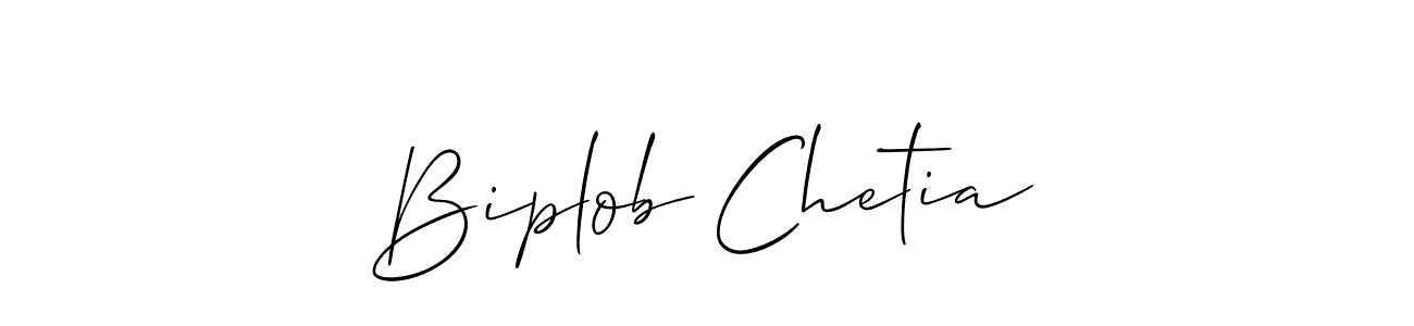 Design your own signature with our free online signature maker. With this signature software, you can create a handwritten (Allison_Script) signature for name Biplob Chetia. Biplob Chetia signature style 2 images and pictures png