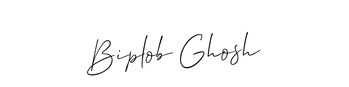 Use a signature maker to create a handwritten signature online. With this signature software, you can design (Allison_Script) your own signature for name Biplob Ghosh. Biplob Ghosh signature style 2 images and pictures png