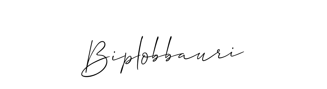 How to make Biplobbauri signature? Allison_Script is a professional autograph style. Create handwritten signature for Biplobbauri name. Biplobbauri signature style 2 images and pictures png