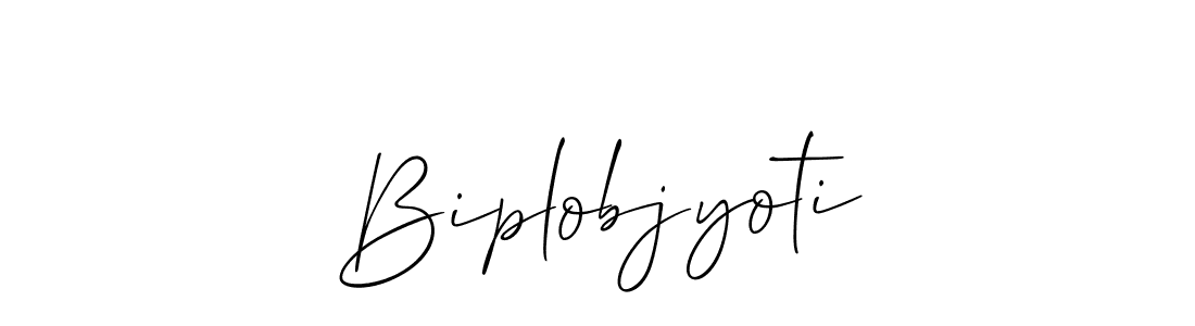 Biplobjyoti stylish signature style. Best Handwritten Sign (Allison_Script) for my name. Handwritten Signature Collection Ideas for my name Biplobjyoti. Biplobjyoti signature style 2 images and pictures png