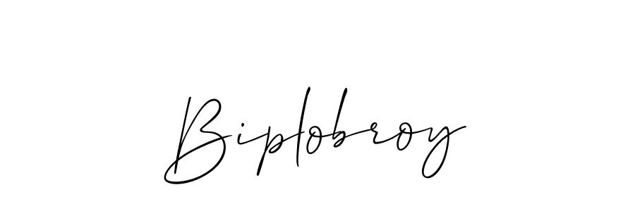 How to make Biplobroy name signature. Use Allison_Script style for creating short signs online. This is the latest handwritten sign. Biplobroy signature style 2 images and pictures png