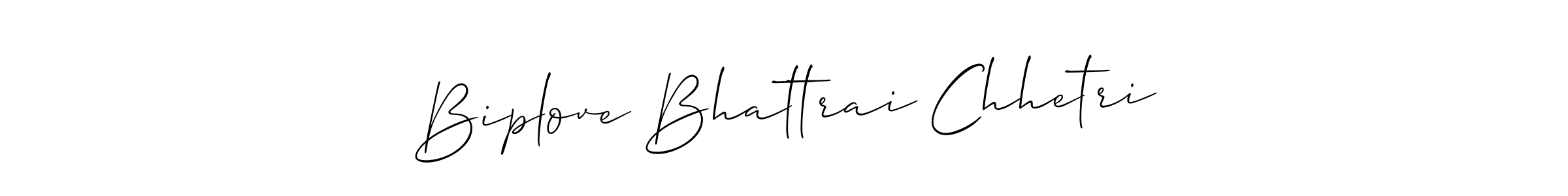 Also we have Biplove Bhattrai Chhetri name is the best signature style. Create professional handwritten signature collection using Allison_Script autograph style. Biplove Bhattrai Chhetri signature style 2 images and pictures png