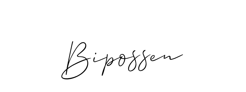 You should practise on your own different ways (Allison_Script) to write your name (Bipossen) in signature. don't let someone else do it for you. Bipossen signature style 2 images and pictures png