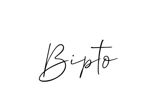 It looks lik you need a new signature style for name Bipto. Design unique handwritten (Allison_Script) signature with our free signature maker in just a few clicks. Bipto signature style 2 images and pictures png