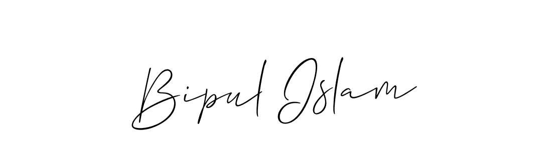 Make a short Bipul Islam signature style. Manage your documents anywhere anytime using Allison_Script. Create and add eSignatures, submit forms, share and send files easily. Bipul Islam signature style 2 images and pictures png