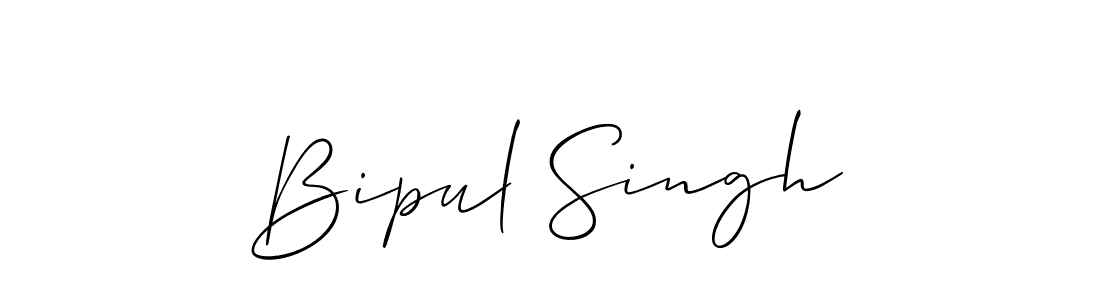 You should practise on your own different ways (Allison_Script) to write your name (Bipul Singh) in signature. don't let someone else do it for you. Bipul Singh signature style 2 images and pictures png