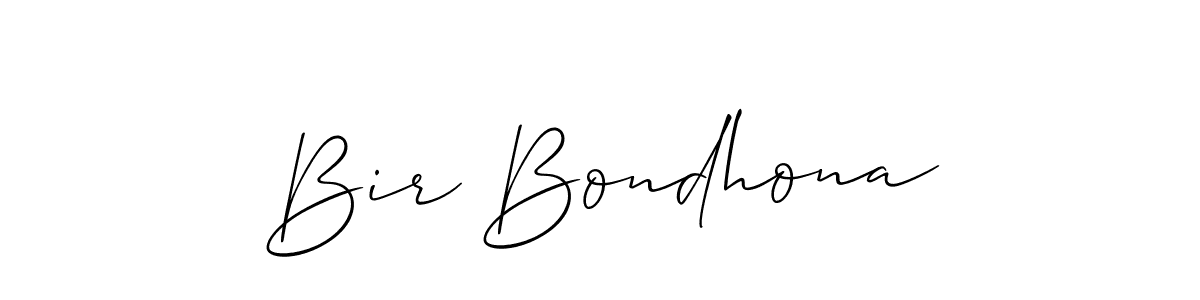 Also You can easily find your signature by using the search form. We will create Bir Bondhona name handwritten signature images for you free of cost using Allison_Script sign style. Bir Bondhona signature style 2 images and pictures png