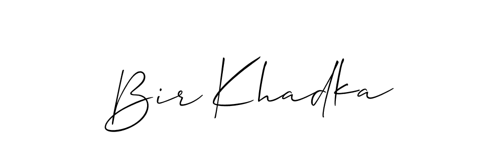 Make a beautiful signature design for name Bir Khadka. Use this online signature maker to create a handwritten signature for free. Bir Khadka signature style 2 images and pictures png