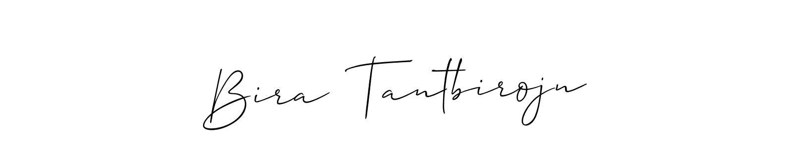 How to make Bira  Tantbirojn signature? Allison_Script is a professional autograph style. Create handwritten signature for Bira  Tantbirojn name. Bira  Tantbirojn signature style 2 images and pictures png