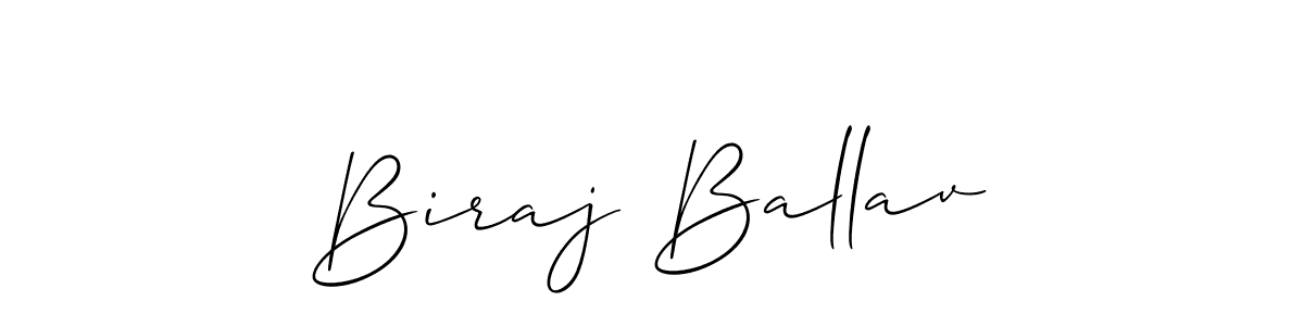 You can use this online signature creator to create a handwritten signature for the name Biraj Ballav. This is the best online autograph maker. Biraj Ballav signature style 2 images and pictures png