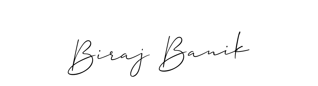 Also You can easily find your signature by using the search form. We will create Biraj Banik name handwritten signature images for you free of cost using Allison_Script sign style. Biraj Banik signature style 2 images and pictures png