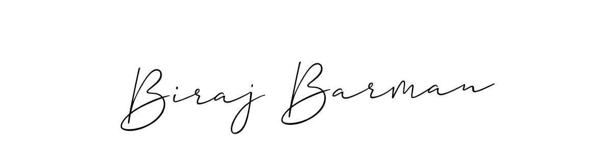 Use a signature maker to create a handwritten signature online. With this signature software, you can design (Allison_Script) your own signature for name Biraj Barman. Biraj Barman signature style 2 images and pictures png
