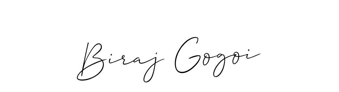 if you are searching for the best signature style for your name Biraj Gogoi. so please give up your signature search. here we have designed multiple signature styles  using Allison_Script. Biraj Gogoi signature style 2 images and pictures png