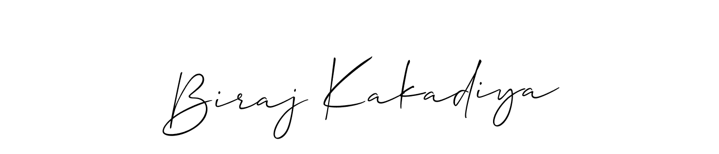 Make a beautiful signature design for name Biraj Kakadiya. Use this online signature maker to create a handwritten signature for free. Biraj Kakadiya signature style 2 images and pictures png