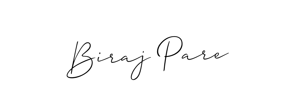 if you are searching for the best signature style for your name Biraj Pare. so please give up your signature search. here we have designed multiple signature styles  using Allison_Script. Biraj Pare signature style 2 images and pictures png