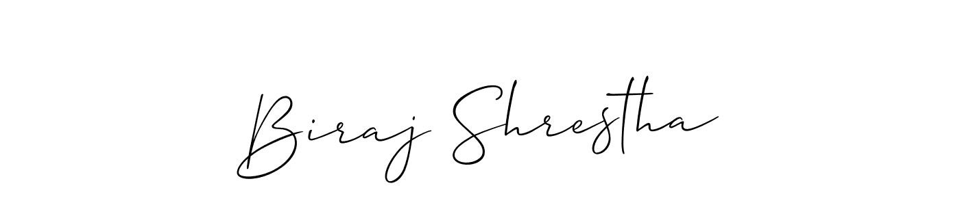 Make a beautiful signature design for name Biraj Shrestha. Use this online signature maker to create a handwritten signature for free. Biraj Shrestha signature style 2 images and pictures png