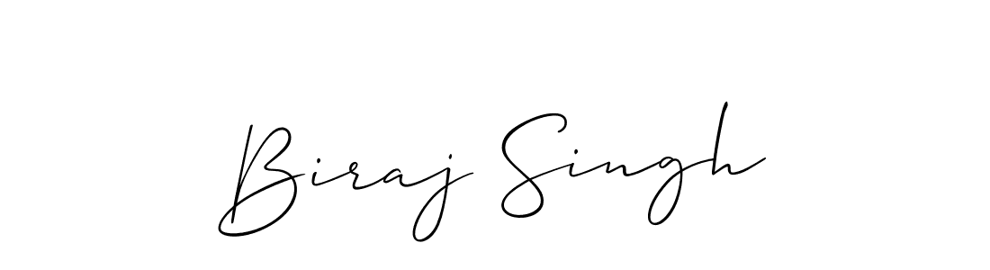 Design your own signature with our free online signature maker. With this signature software, you can create a handwritten (Allison_Script) signature for name Biraj Singh. Biraj Singh signature style 2 images and pictures png