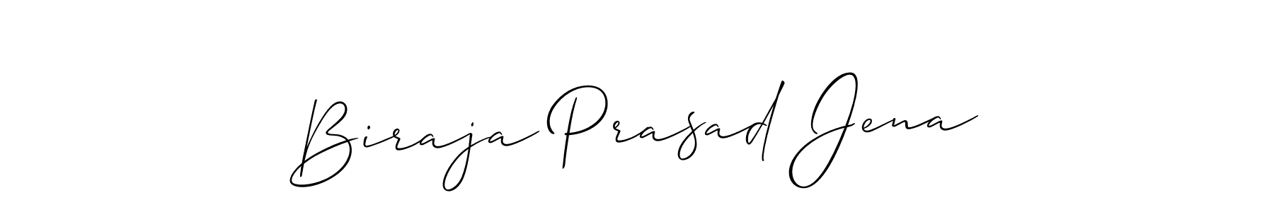 Also we have Biraja Prasad Jena name is the best signature style. Create professional handwritten signature collection using Allison_Script autograph style. Biraja Prasad Jena signature style 2 images and pictures png