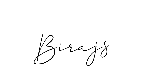 You can use this online signature creator to create a handwritten signature for the name Birajs. This is the best online autograph maker. Birajs signature style 2 images and pictures png