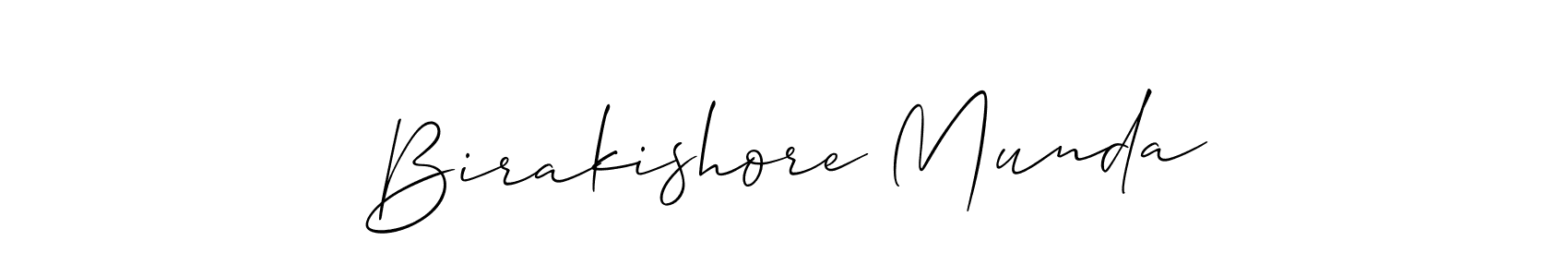 Birakishore Munda stylish signature style. Best Handwritten Sign (Allison_Script) for my name. Handwritten Signature Collection Ideas for my name Birakishore Munda. Birakishore Munda signature style 2 images and pictures png