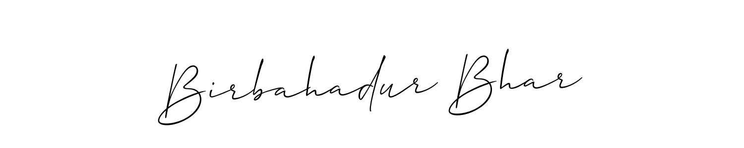 How to Draw Birbahadur Bhar signature style? Allison_Script is a latest design signature styles for name Birbahadur Bhar. Birbahadur Bhar signature style 2 images and pictures png