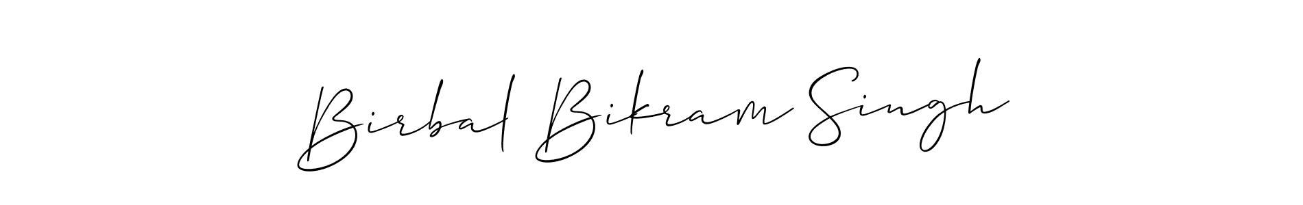 Also You can easily find your signature by using the search form. We will create Birbal Bikram Singh name handwritten signature images for you free of cost using Allison_Script sign style. Birbal Bikram Singh signature style 2 images and pictures png