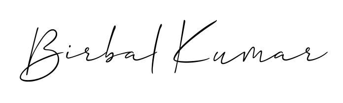 Use a signature maker to create a handwritten signature online. With this signature software, you can design (Allison_Script) your own signature for name Birbal Kumar. Birbal Kumar signature style 2 images and pictures png