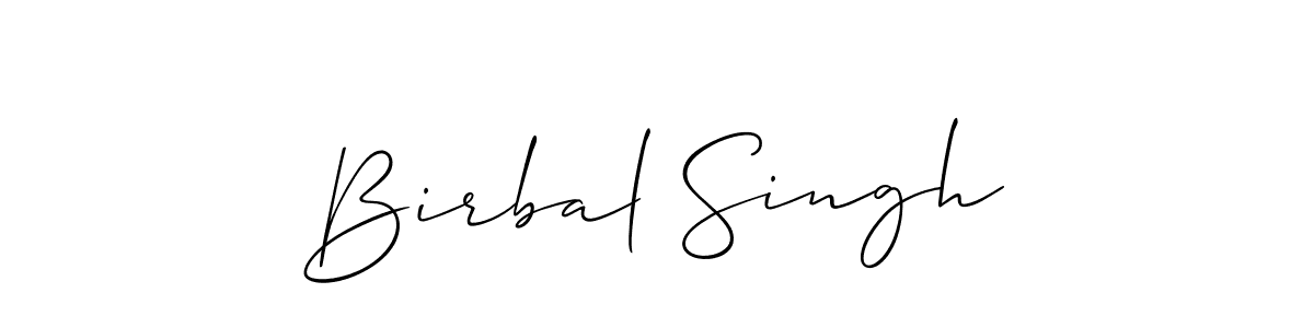 Design your own signature with our free online signature maker. With this signature software, you can create a handwritten (Allison_Script) signature for name Birbal Singh. Birbal Singh signature style 2 images and pictures png