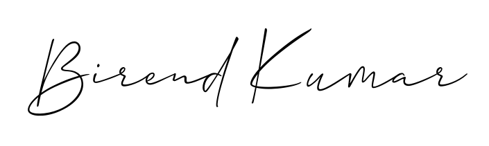 Master the art of signing with Birend Kumar written in fluent Allison_Script script. A great template to practice and refine your handwriting. Birend Kumar signature style 2 images and pictures png