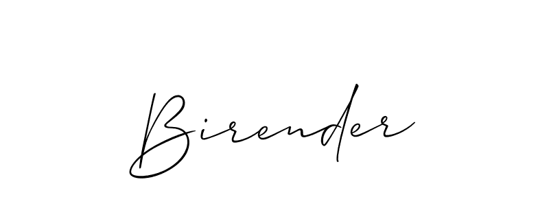 Birender stylish signature style. Best Handwritten Sign (Allison_Script) for my name. Handwritten Signature Collection Ideas for my name Birender. Birender signature style 2 images and pictures png
