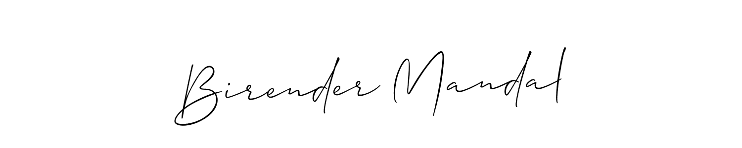 You should practise on your own different ways (Allison_Script) to write your name (Birender Mandal) in signature. don't let someone else do it for you. Birender Mandal signature style 2 images and pictures png