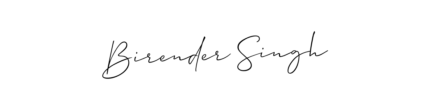 This is the best signature style for the Birender Singh name. Also you like these signature font (Allison_Script). Mix name signature. Birender Singh signature style 2 images and pictures png