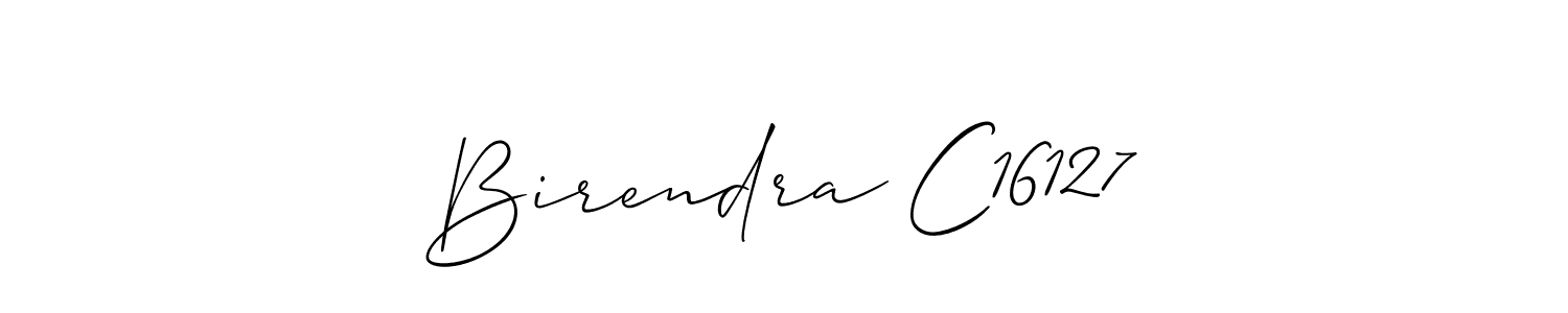 How to make Birendra C16127 signature? Allison_Script is a professional autograph style. Create handwritten signature for Birendra C16127 name. Birendra C16127 signature style 2 images and pictures png