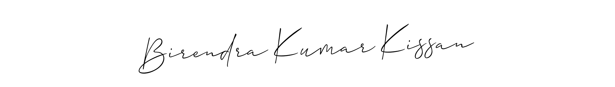 Birendra Kumar Kissan stylish signature style. Best Handwritten Sign (Allison_Script) for my name. Handwritten Signature Collection Ideas for my name Birendra Kumar Kissan. Birendra Kumar Kissan signature style 2 images and pictures png