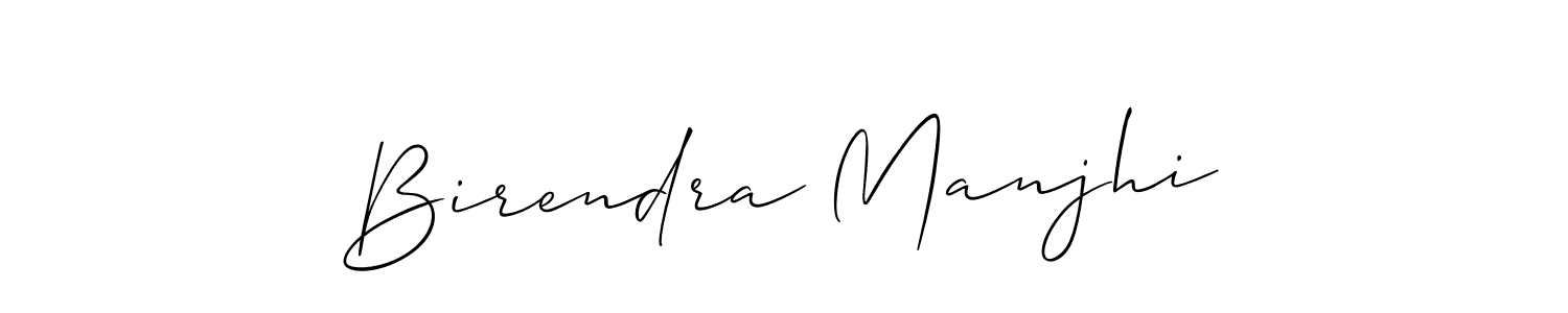 How to Draw Birendra Manjhi signature style? Allison_Script is a latest design signature styles for name Birendra Manjhi. Birendra Manjhi signature style 2 images and pictures png