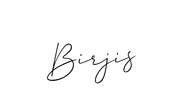 How to Draw Birjis signature style? Allison_Script is a latest design signature styles for name Birjis. Birjis signature style 2 images and pictures png