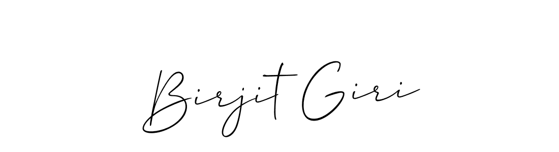 How to Draw Birjit Giri signature style? Allison_Script is a latest design signature styles for name Birjit Giri. Birjit Giri signature style 2 images and pictures png